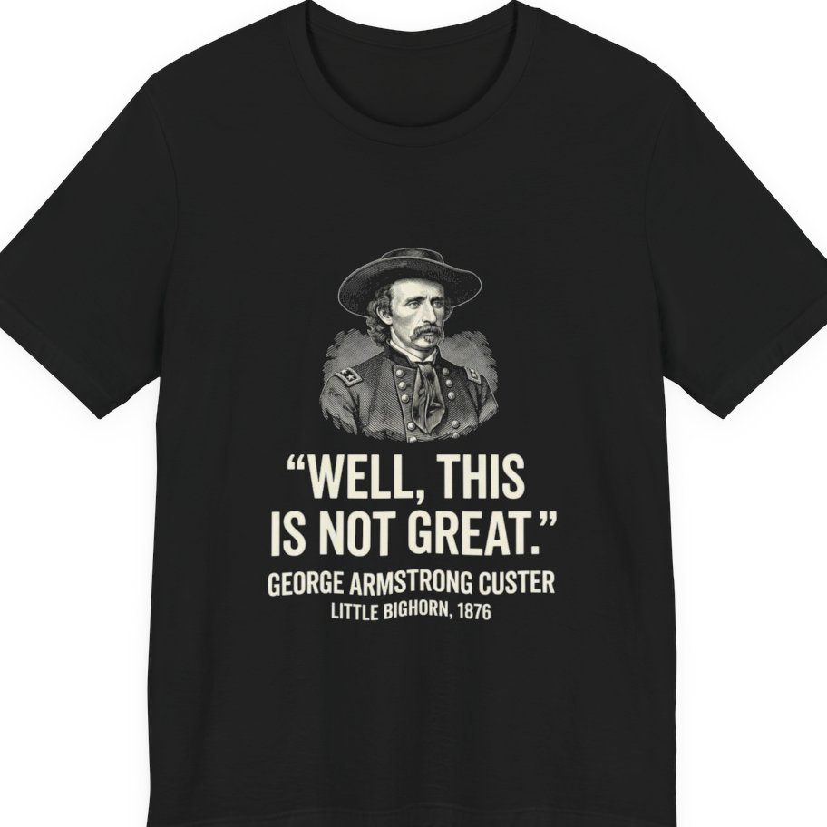 Well This Is Not Great Premium Tee - Black front