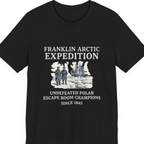 Franklin Arctic Expedition Escape Room Premium Tee - Black front