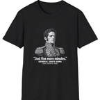 Santa Anna Five More Minutes T-Shirt - Black front