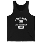 Donner Party Cross Country Team Tank Top - Black front