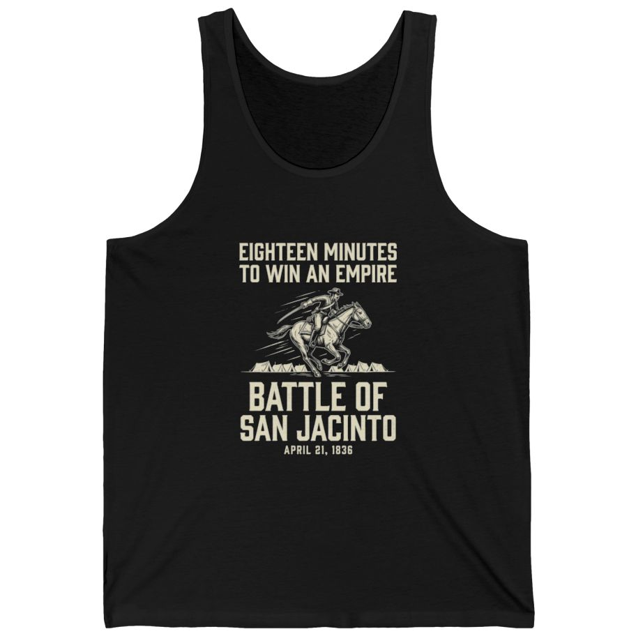 San Jacinto Eighteen Minutes Tank Top - Black front