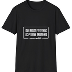 Oscar Wilde Quote T-Shirt - Black front