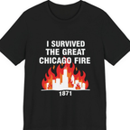 Great Chicago Fire Classic Premium Tee - Black front