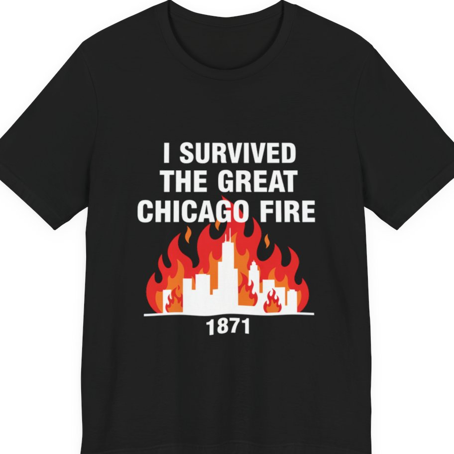 Great Chicago Fire Classic Premium Tee - Black front