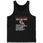 The Black Death European Tour Tank Top - Black front