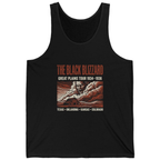 Black Blizzard Dust Tour Tank Top - Black front
