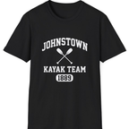 Johnstown Kayak Team T-Shirt - Black front