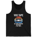 Vhs Tape Memorial Tank Top - Black front