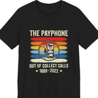 Public Payphone Memorial Premium Tee - Black front