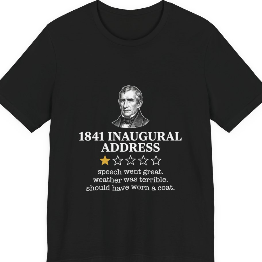 Inaugural Address Review Premium Tee - Black front