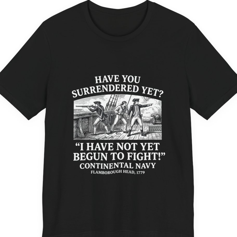 Not Yet Begun To Fight Premium Tee - Black front