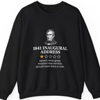 Inaugural Address Review Sweatshirt - Black front