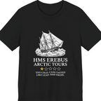 Hms Erebus Arctic Tours Premium Tee - Black front