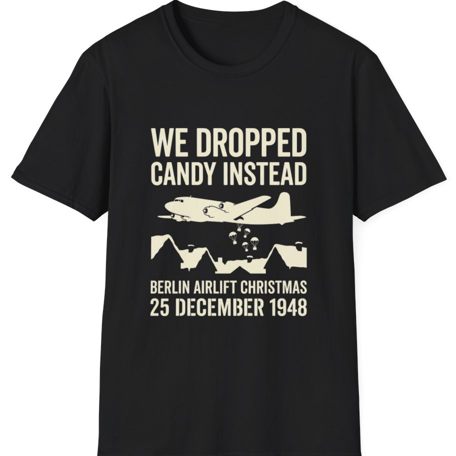 Berlin Candy Bombers Winter T-Shirt - Black front
