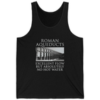 Roman Aqueducts Service Review Tank Top - Black front