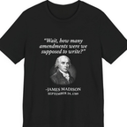 Madison Bill of Rights Deadline Premium Tee - Black front