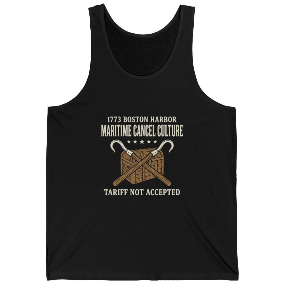 Maritime Cancel Culture Tank Top - Black front