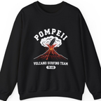 Pompeii Volcano Surfing Team Sweatshirt - Black front
