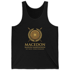 Macedonian Empire Crest Tank Top - Black front