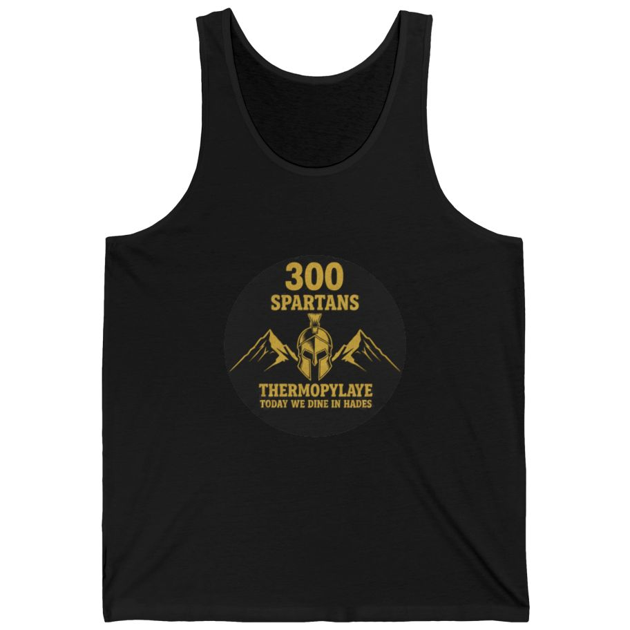 Spartans Thermopylae Tank Top - Black front
