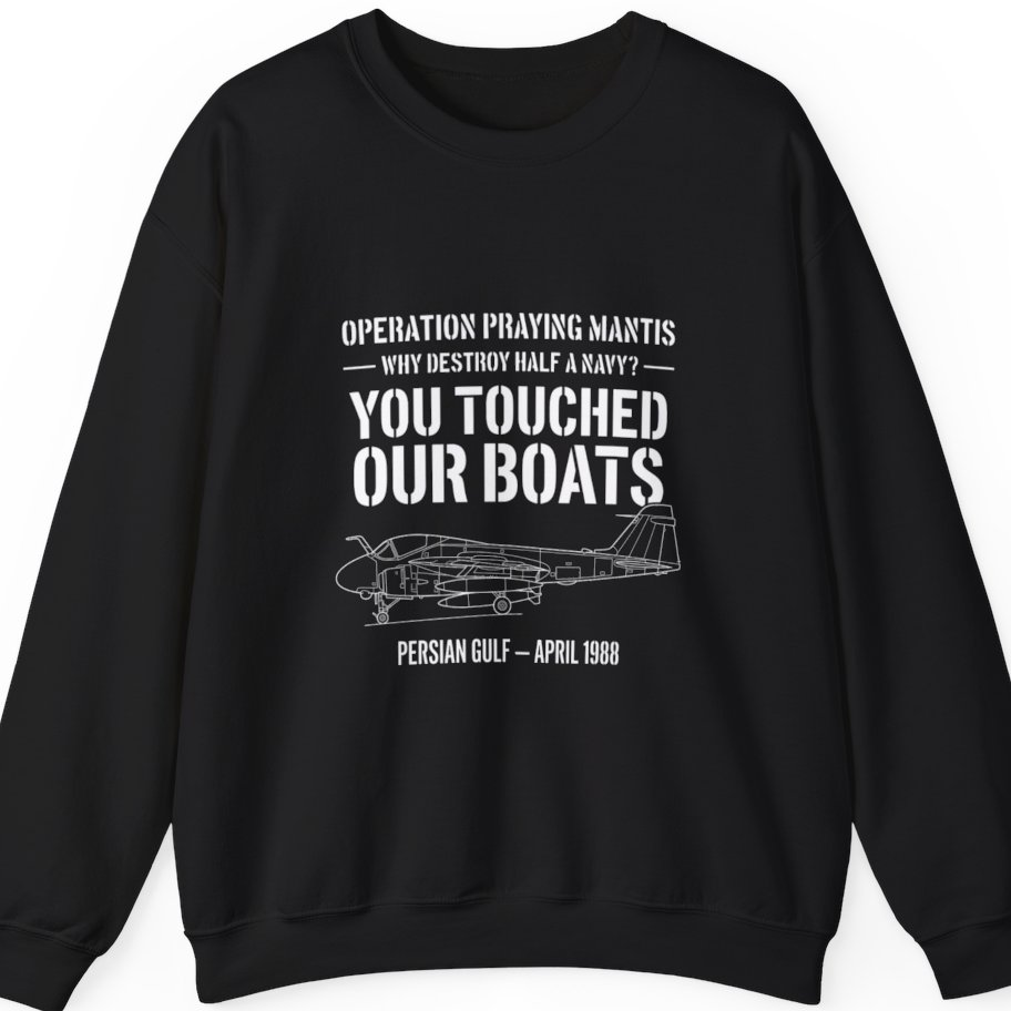 Operation Praying Mantis Sweatshirt - Black front