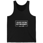 Oscar Wilde Quote Tank Top - Black front