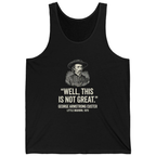 Well This Is Not Great Tank Top - Black front