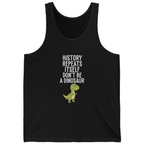 History Repeats Itself Tank Top - Black front