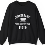 Donner Party Cross Country Team Sweatshirt - Black front