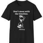 Time Travel Paradox T-Shirt - Black front