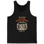 Valley Forge Winter Camping T-Shirt - Black front
