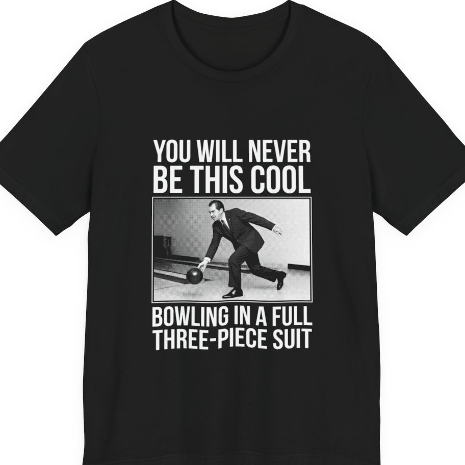 Nixon Suit Bowling Flex Premium Tee - Black front