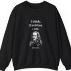 Cogito Ergo Sum Sweatshirt - Black front