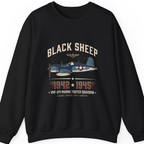 Black Sheep Squadron Crest Sweatshirt - Black front