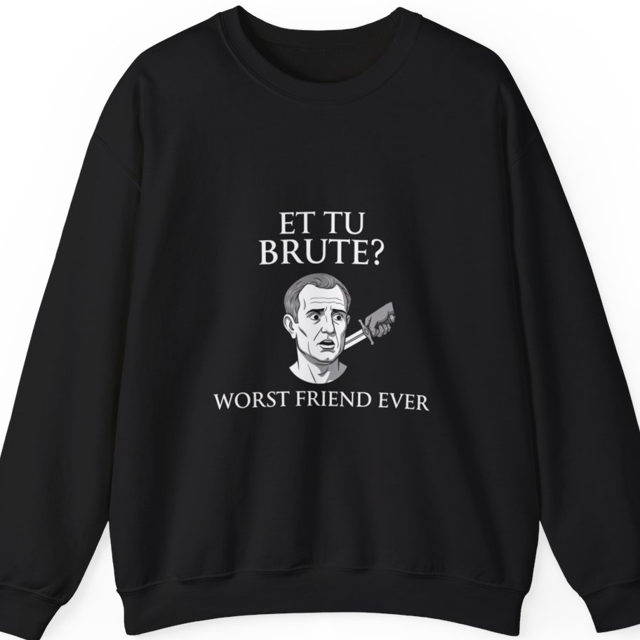 Et Tu Brute T-Shirt - Black front