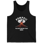 Pompeii Volcano Surfing Team Tank Top - Black front