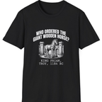 Trojan Wooden Horse T-Shirt - Black front