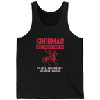 Sherman Deep South Tour Vintage Tank Top - Black front