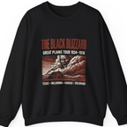 Black Blizzard Dust Tour Sweatshirt - Black front