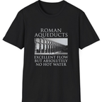 Roman Aqueducts Service Review T-Shirt - Black front