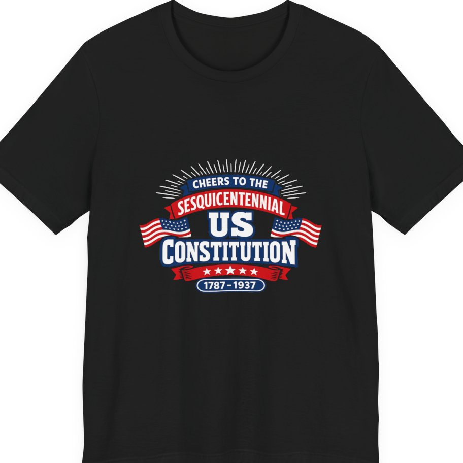 Cheers To The Sesquicentennial Us Premium Tee - Black front