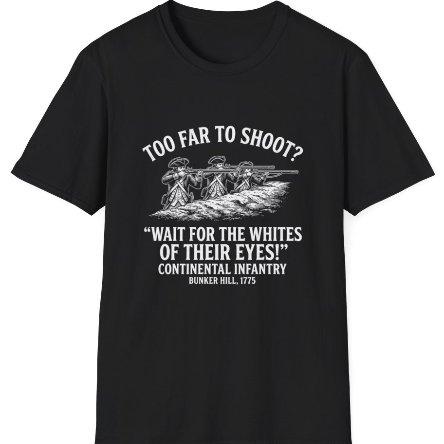 Whites of Their Eyes Bunker T-Shirt - Black front