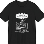 First Phone Call Panic Premium Tee - Black front