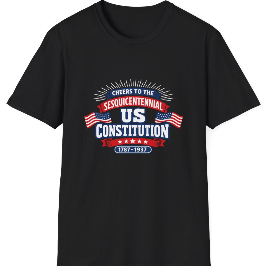Cheers To The Sesquicentennial Us T-Shirt - Black front