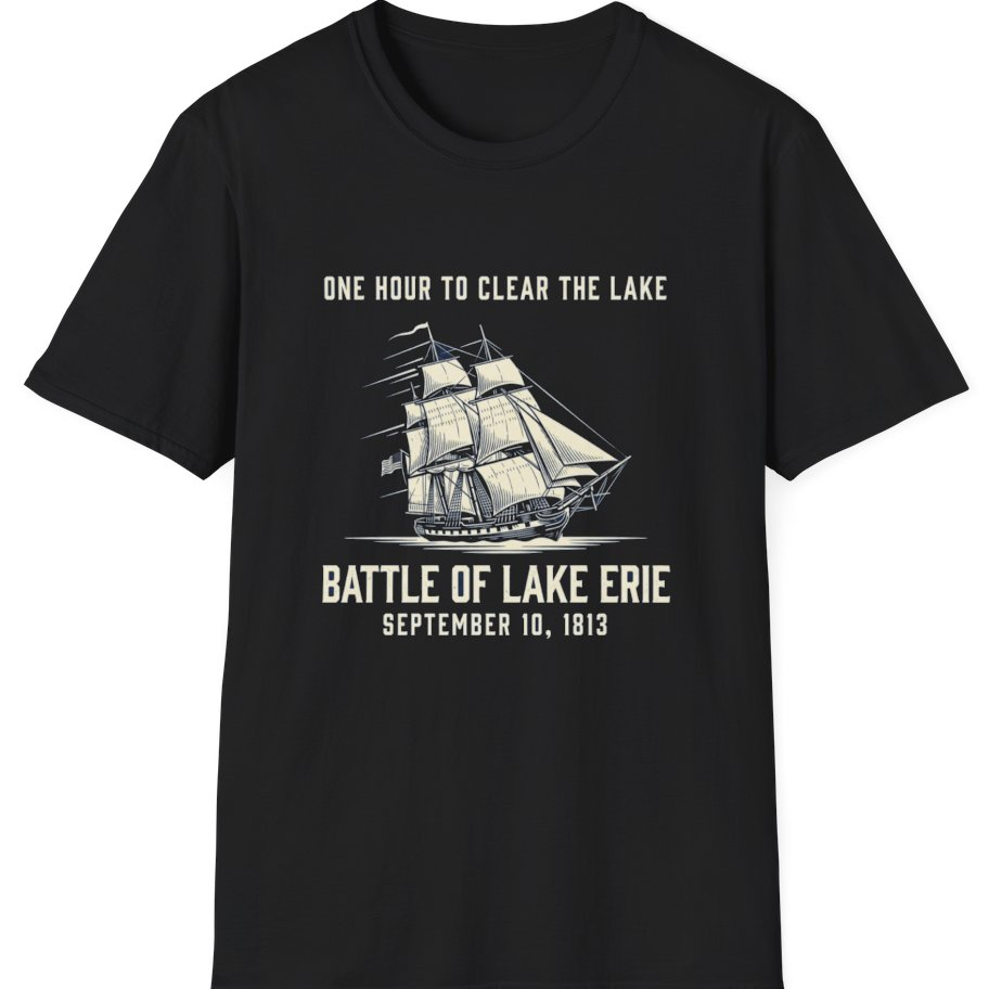 Battle of Lake Erie T-Shirt - Black front