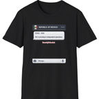 Texas Independence Group Chat T-Shirt - Black front