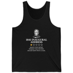 Inaugural Address Review Tank Top - Black front