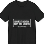 Oscar Wilde Quote Premium Tee - Black front
