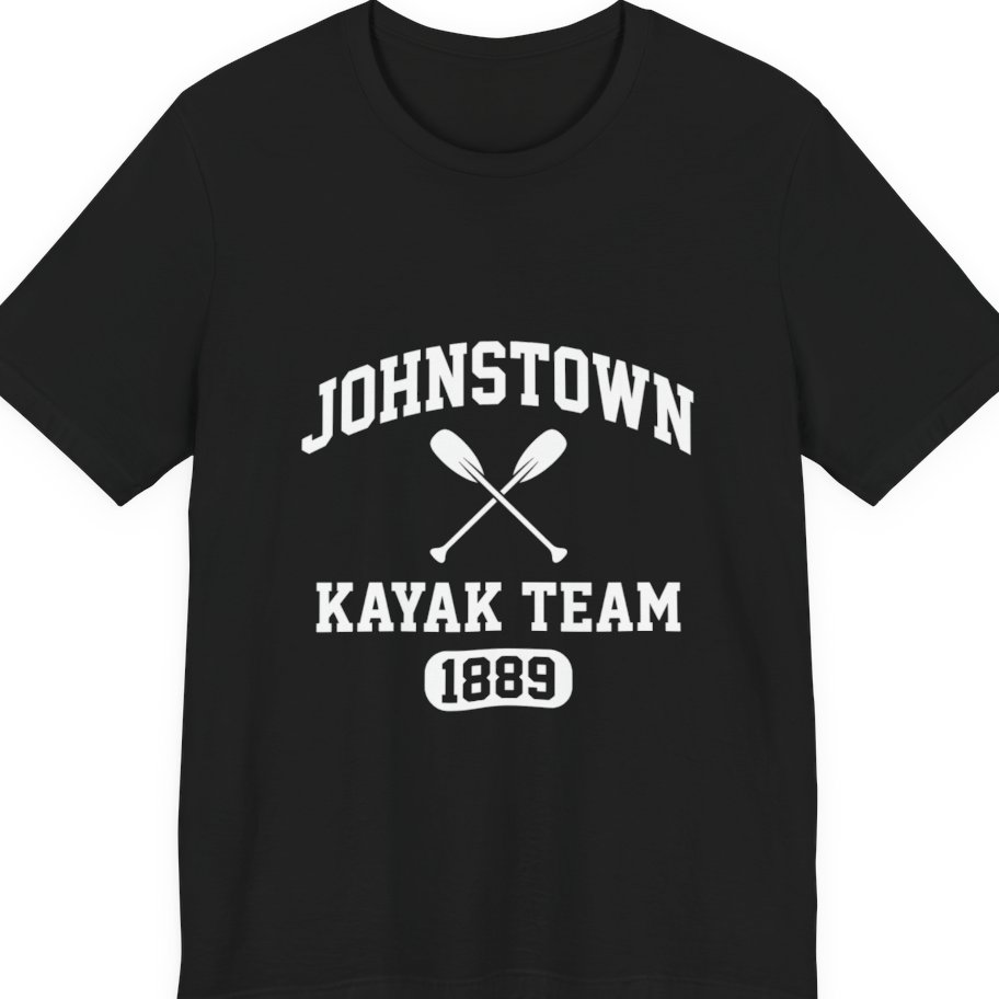 Johnstown Kayak Team Premium Tee - Black front