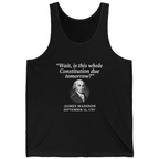 Madison Constitution Deadline Tank Top - Black front